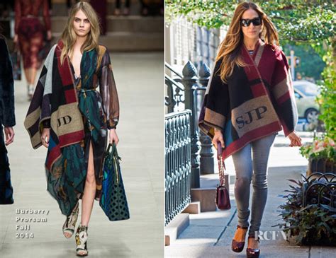 sarah jessica parker burberry scarf|Burberry cashmere scarf.